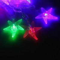 Елочная гирлянда "Морская звезда" 5м, 20 ламп, RGB