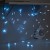 Гирлянда «Нить» 5 м с насадками «Хрусталики», IP20, прозрачная нить, 50 LED, свечение аквамарин, 8 режимов, 220 В