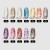 Гель лак для ногтей, «GLITTER FLASH», 3-х фазный, 8мл, LED/UV, цвет прозрачный/малиновый (09)