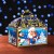 Подарочная коробка "Дед Мороз и Снегурочка" 18,5 x 12,5 x 19 см