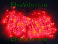 Гирлянда-занавес(2,7х2),320 красных светодиодов LN 320L4F-RD