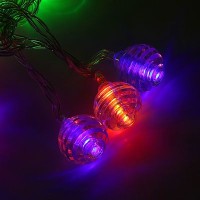 Елочная гирлянда "Космический шарик" 3м, 20 ламп, батарейки, RGB