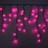 Бахрома светодиодная розовая 3,1x0,5m PIL150-2P