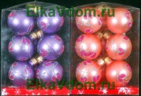Новогодние шары "Феерия"(4см) НУТ-40-186