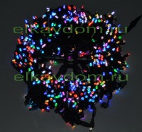 Электрогирлянда для уличной елки разноцветная CHRISTMAS "M"