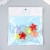 Бусина пластик для творчества "Звезда. Колотый лёд" разноцветная 1,3х2,6х2,6 см